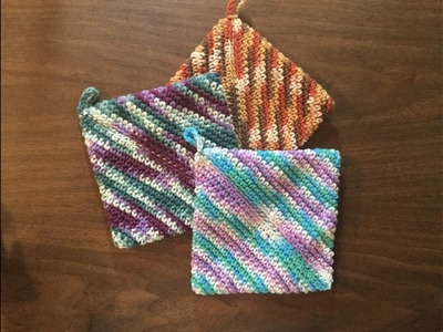 Basic Crochet Pot Holder by Stitch Niche