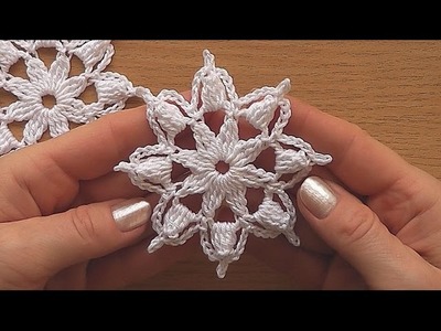 Crochet motif tutorial VERY EASY  Crochet motifs for beginners