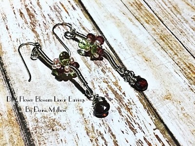 DIY Blossom Style Wire Wrapped Earrings By Denise Mathew