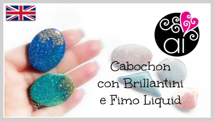 DIY Cabochons Fimo Liquid Glitters | Polymer Clay Tutorial