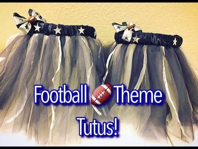 DIY Dallas Cowboys Tutu Tutorial (Sports theme tutu for game day)