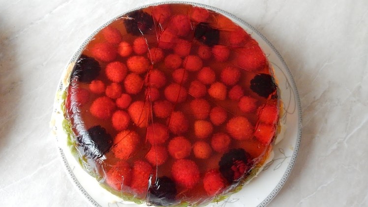 DIY Dessert Raspberry Jello Cake Recipe