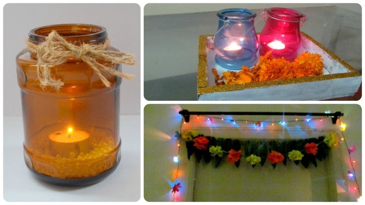 DIY DIWALI Room Decor || Simple and Easy ways to decorate your home for Diwali|| Easy and Creative