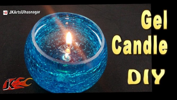 DIY Easy Gel Candles at home | How to make | JK Arts 1090