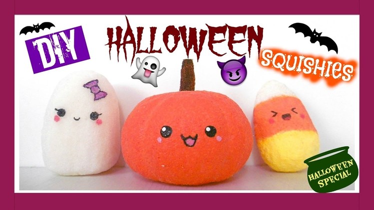 DIY Halloween Squishies Tutorial⎜ MiSweetWorld