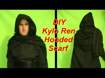 DIY Kylo Ren Costume: Hooded Scarf