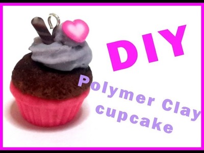 DIY Miniature polymer clay cupcake tutorial. Miniature food
