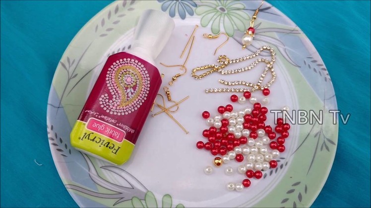 DIY Silk Thread Jhumkas, DIY Quilling Jhumka Earrings Tutorial | how to prepare earrings