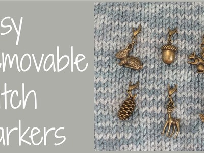 Easy Removable Stitch Markers For Crochet Or Knitting