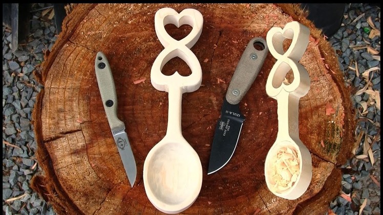 Hand Carved Wooden Spoon Bushcraft DIY