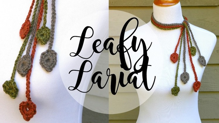 How To Crochet the Leafy Lariat, Episode 347
