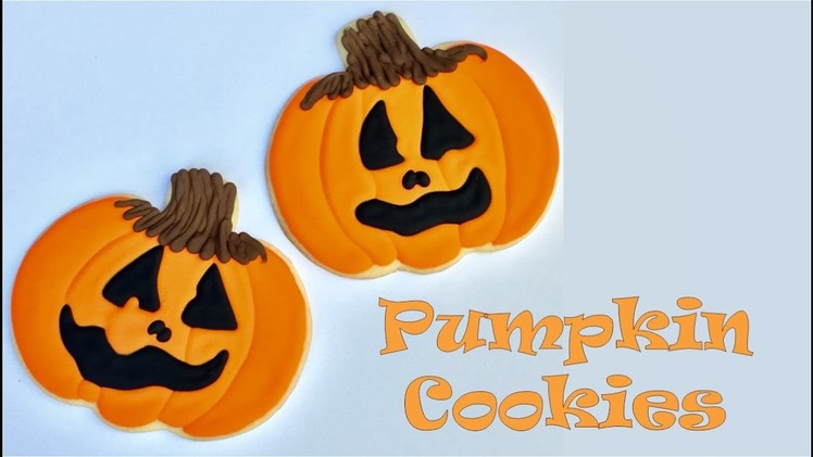 How To Decorate Halloween Pumpkin Cookies
