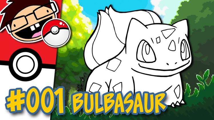 How to Draw #001 BULBASAUR | Narrated Easy Step-by-Step Drawing Tutorial | Pokemon Drawing Project