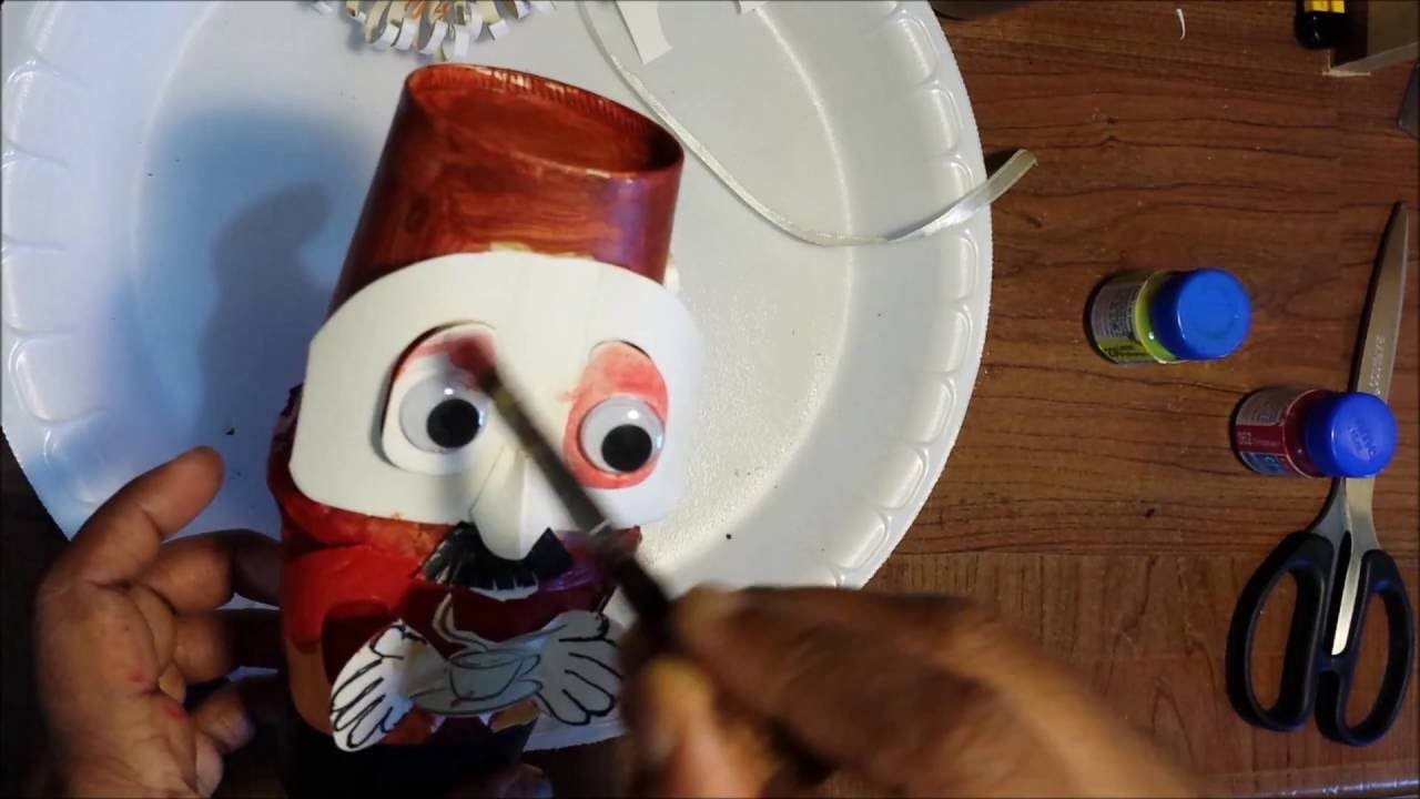 HOW TO MAKE A DOLL OUT OF PAPER CUP