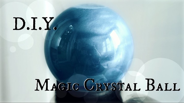 How to make a Fortune Teller's Crystal Ball. DIY Halloween Prop. The Magic Crafter