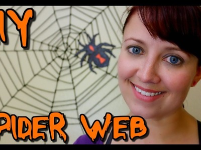 HOW TO MAKE A SPIDER WEB | CHEAP & EASY HALLOWEEN DECORATIONS