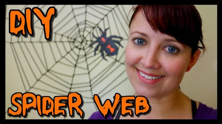 HOW TO MAKE A SPIDER WEB | CHEAP & EASY HALLOWEEN DECORATIONS
