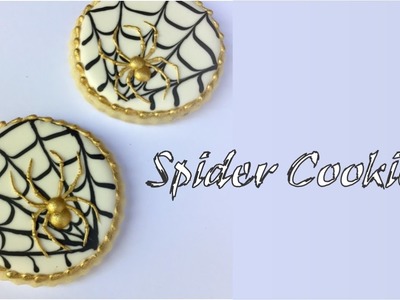 How To Make A Spider With Royal Icing
