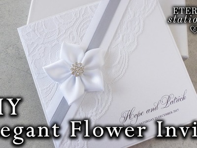 How to make an elegant lace invitation | DIY wedding invitations