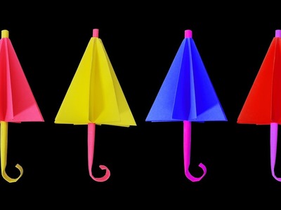 How to Make An origami Umbrella for Showpiece (very easy) : HD