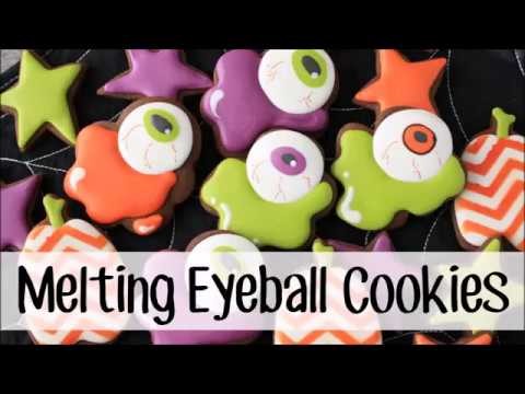 How To Make Decorated Melting Eyeball Sugar Cookies