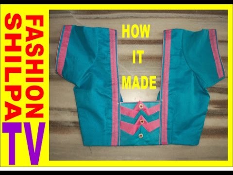 How to make designer blouse at home-15