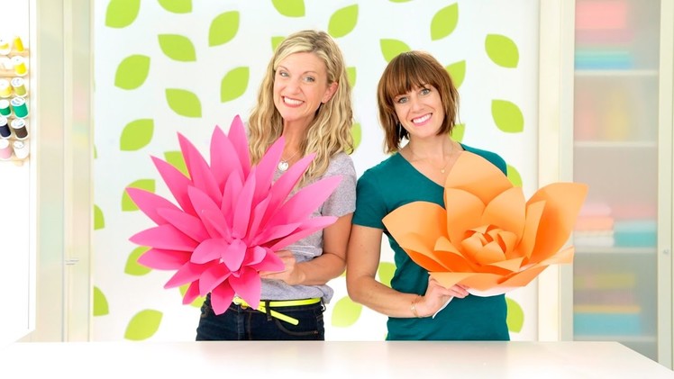 How to Make Giant Paper Flowers