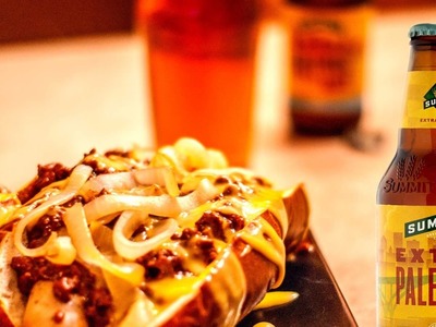 How to Make Homemade Beer Chili Cheese Pretzel Dogs