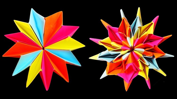 How to make Never Ending Origami Kaleidoscope Flower (DIY Crafts) : HD