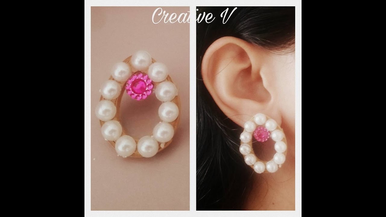 quilling stud earrings