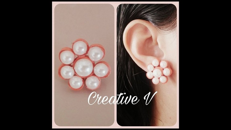 How to Make Quilling Stud Earrings.Design 7.Tutorial