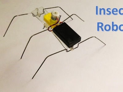 How to make six legged insect robot - DIY Robot
