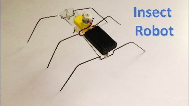 How to make six legged insect robot - DIY Robot