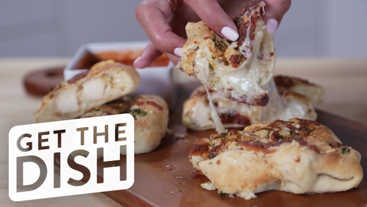 How to Make The Ultimate Garlic Bread, Stuffed With Chicken and Cheese | Get the Dish