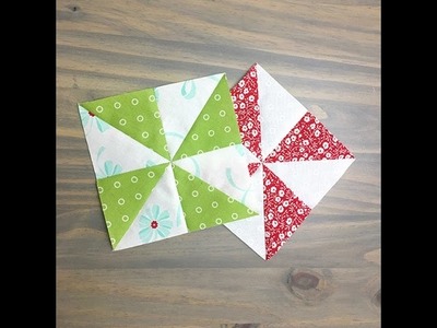 How To Sew a Pinwheel Quilt Block