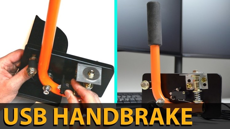 MAKE THIS EASY USB HANDBRAKE | SIM RACING | DIY | E-BRAKE