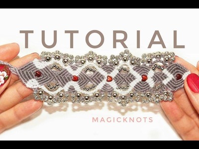 Micro Macrame Believe Heart Bracelet DIY♥