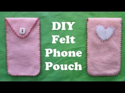 ❤ Mini DIY Project #3~! Felt Phone Pouch! ❤