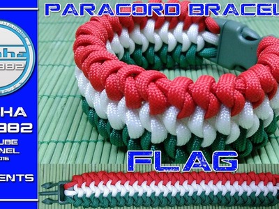 Paracord Bracelet Italian Flag How To Make   Triple Snake Knot