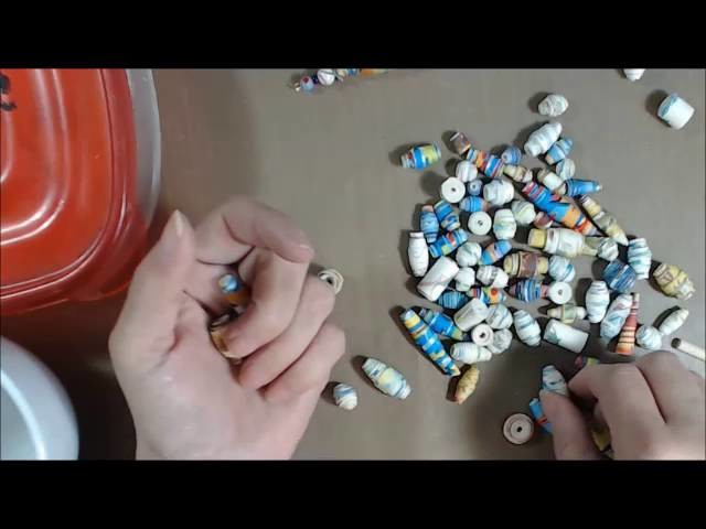 PT 2 DIY PAPER BEADS WITH NAPKINS