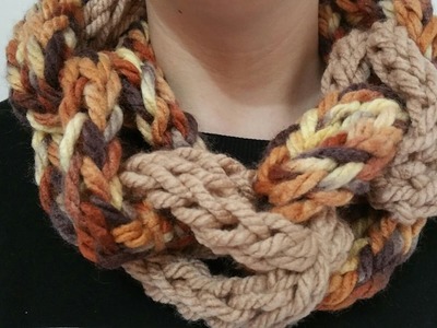 Scaldacollo catena uncinetto.crochet scarf