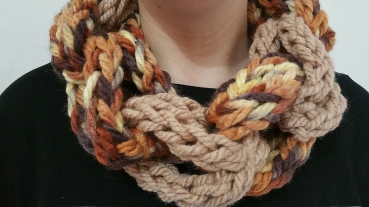 Scaldacollo catena uncinetto.crochet scarf