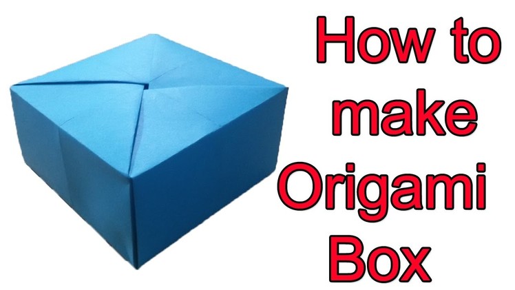Simple box, how to fold a box, origami box instructions, box origami, paper box, easy origami box