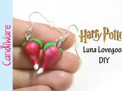 Tutorial: DIY Luna Lovegood Radish Earrings - FIMO, Polymer Clay