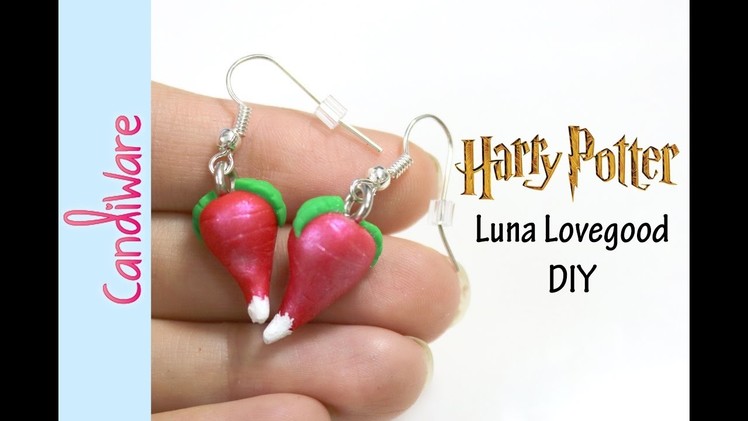 Tutorial: DIY Luna Lovegood Radish Earrings - FIMO, Polymer Clay