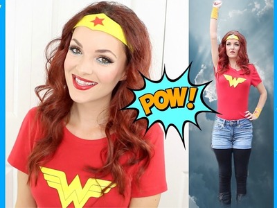 Wonder Woman Makeup Tutorial & DIY Costume