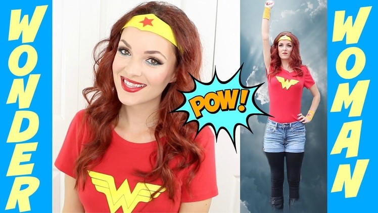 Wonder Woman Makeup Tutorial & DIY Costume