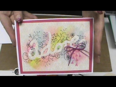 #174 How to Emboss, Stmap & Color Stencils with a Big Shot & Gelatos by Scrapbooking Made Simple
