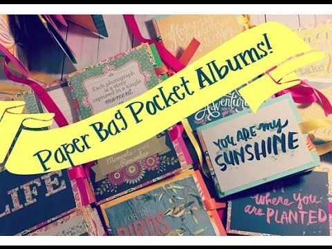 Craft Fair Idea #4:  Paper Bag Pocket Albums