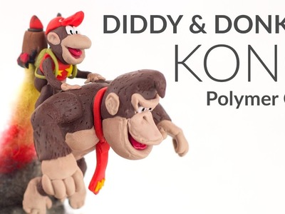 Diddy & Donkey Kong – DKC Polymer Clay Tutorial